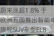 蔚来涨超1.8% 于欧洲五国推出智能电动旗舰SUV车型EL8