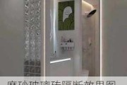 磨砂玻璃砖隔断效果图,磨砂玻璃砖隔断效果图大全