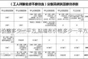 贴墙布价格多少一平方,贴墙布价格多少一平方米