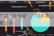 捍卫“生命线”，10多家公募出手！