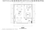 50平办公室装修顺序,50平办公室装修顺序图