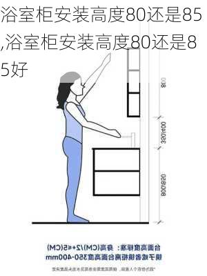 浴室柜安装高度80还是85,浴室柜安装高度80还是85好