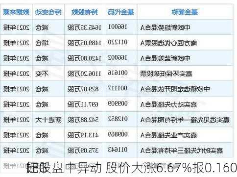 LFG
控股盘中异动 股价大涨6.67%报0.160
元