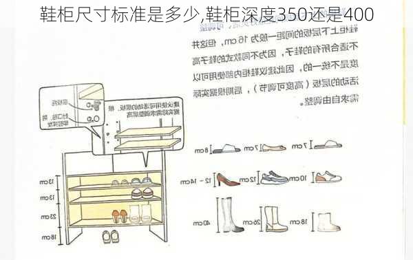 鞋柜尺寸标准是多少,鞋柜深度350还是400