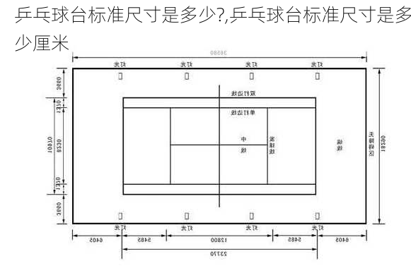 乒乓球台标准尺寸是多少?,乒乓球台标准尺寸是多少厘米