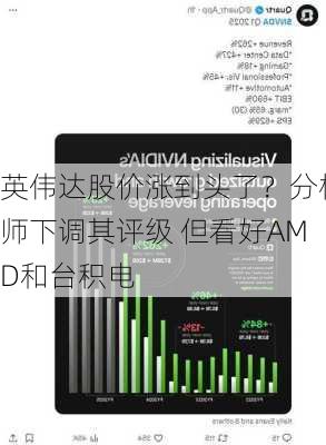 英伟达股价涨到头了？分析师下调其评级 但看好AMD和台积电