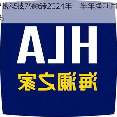 青木科技：预计2024年上半年净利同
增长45.27%-69.48%