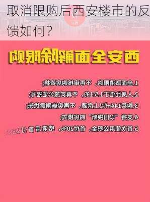 取消限购后西安楼市的反馈如何？