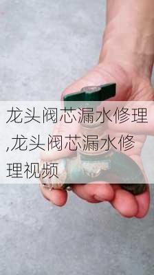 龙头阀芯漏水修理,龙头阀芯漏水修理视频