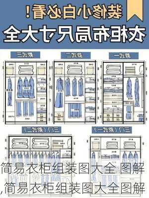 简易衣柜组装图大全 图解,简易衣柜组装图大全图解