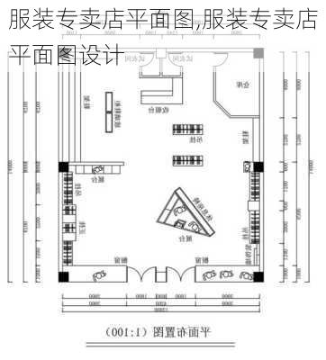 服装专卖店平面图,服装专卖店平面图设计