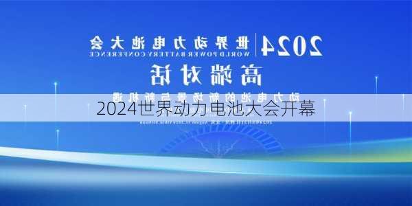 2024世界动力电池大会开幕