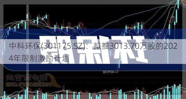 中科环保(301175.SZ)：拟推3013.70万股的2024年限制激励计划