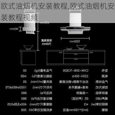 欧式油烟机安装教程,欧式油烟机安装教程视频