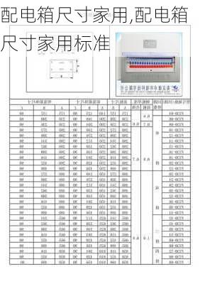 配电箱尺寸家用,配电箱尺寸家用标准