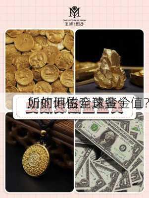 如何评估全球黄金
所的地位？这些
所如何影响黄金价值？