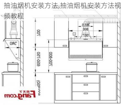 抽油烟机安装方法,抽油烟机安装方法视频教程