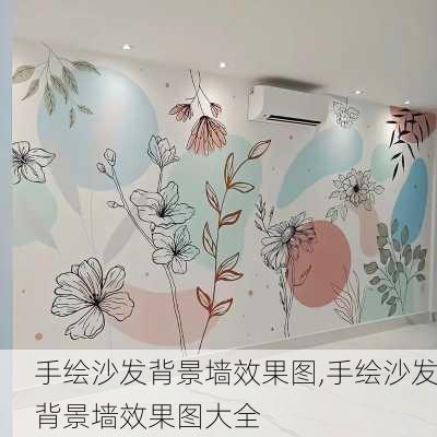 手绘沙发背景墙效果图,手绘沙发背景墙效果图大全