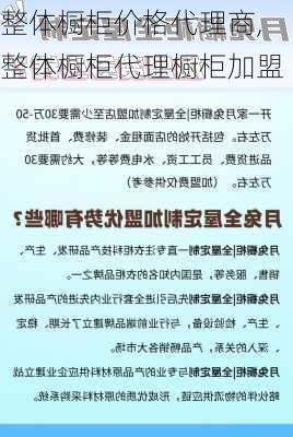 整体橱柜价格代理商,整体橱柜代理橱柜加盟